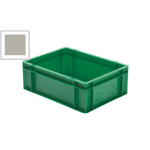 Eurobox - Eurokasten - Volumen 13 l - Boden geschlossen, Wände durchbrochen - 145 x 300 x 400 mm (HxBxT) - VE 4 Stk. - blau