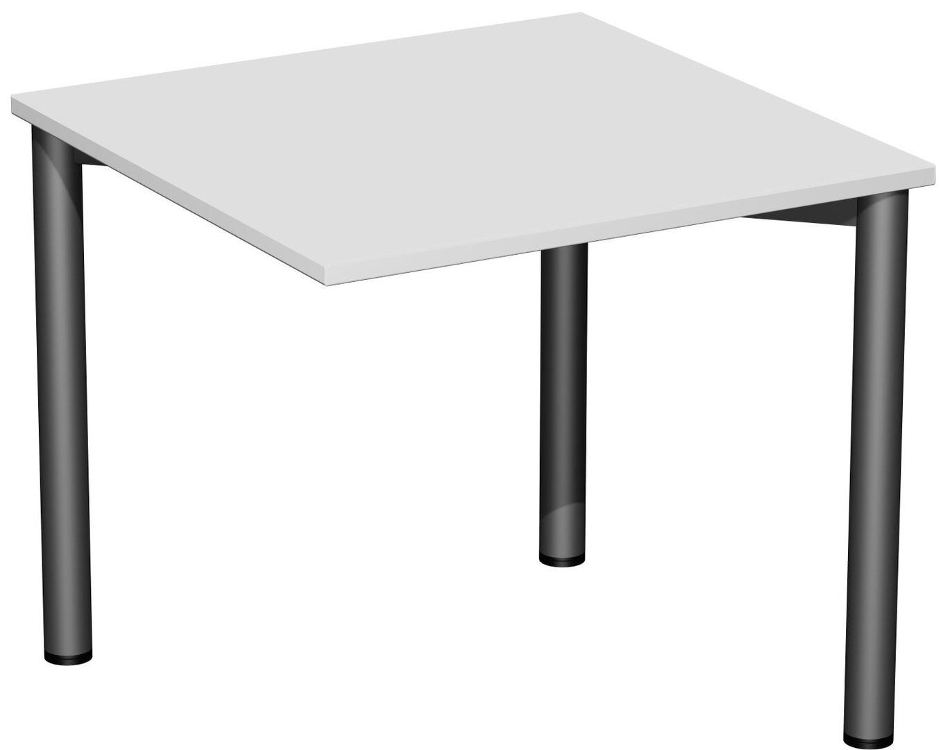 Schreibtisch - 4-Fuß Flex - Bürotisch - 720 x 1.200 x 600 mm (HxBxT) - Gestell anthrazit - Ahorn