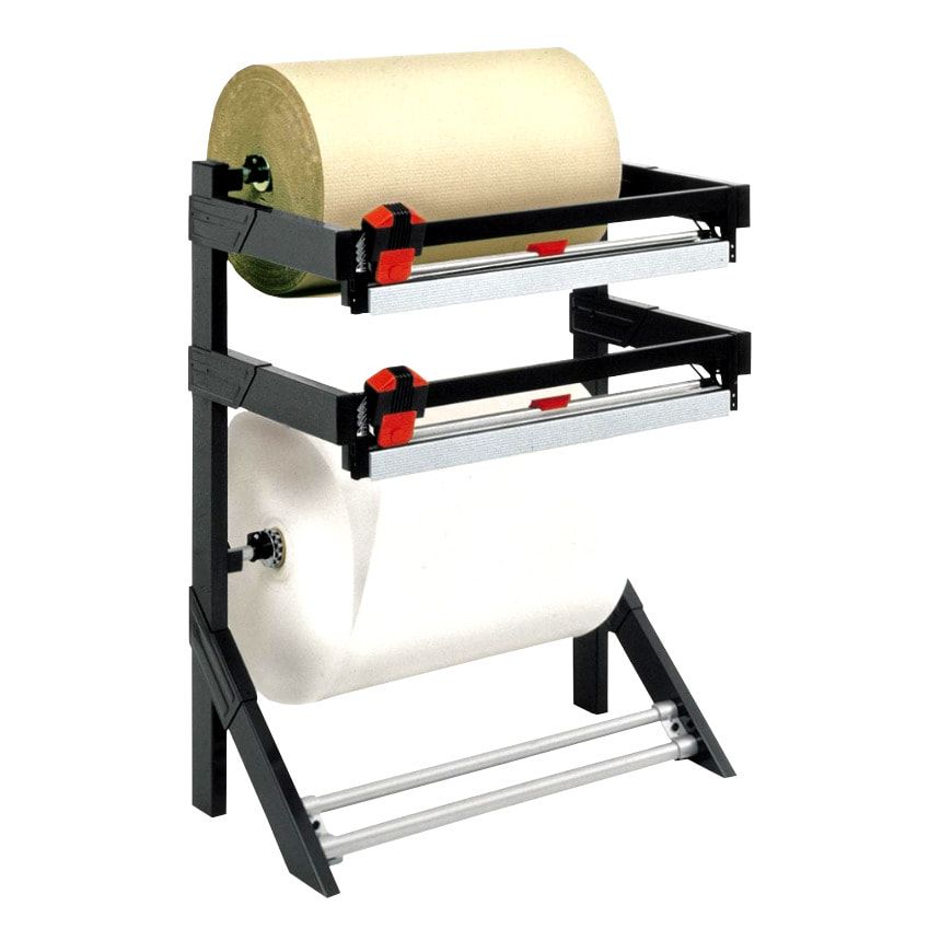 Schneidständer für 2 Rollen - waagerecht - Schnittbreite 1.000 mm - Rollendurchmesser 750 mm - 1.740 x 1.340 x 970 mm (HxBxT)