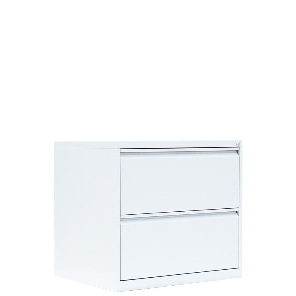 Hängeregistraturschrank, Hängeregisterschrank, 2 Schubladen, 2-bahnig, DIN A4, 700 x 760 x 620 mm (HxBxT), Korpus- und Schubladenfarbe wählbar