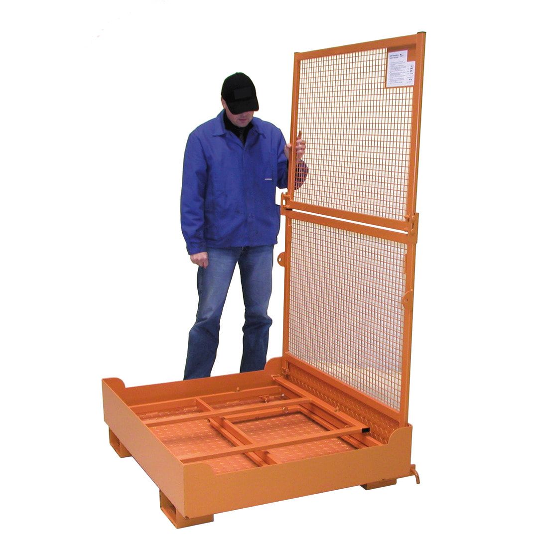 Arbeitsbühne - Traglast 170 kg - 1.890 x 1.200 x 1.090 mm - faltbar - feuerverzinkt