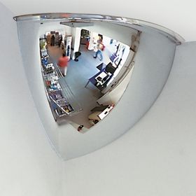 Panoramaspiegel 90 Grad Weitwinkel, Eckspiegel, Beobachtungsspiegel, Spion, Detektivspiegel, Ladenspiegel, Flurspiegel, verschiedene Größen