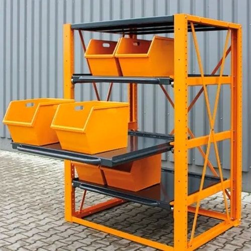 Eichinger Schubfach-Schwerlastregal, Fachlast 1.000 kg, Fachmaße: 1.005 x 1.045 mm (BxT), 3 Fachböden, höhenverstellbar, Farbe anthrazitgrau(RAL 7016)