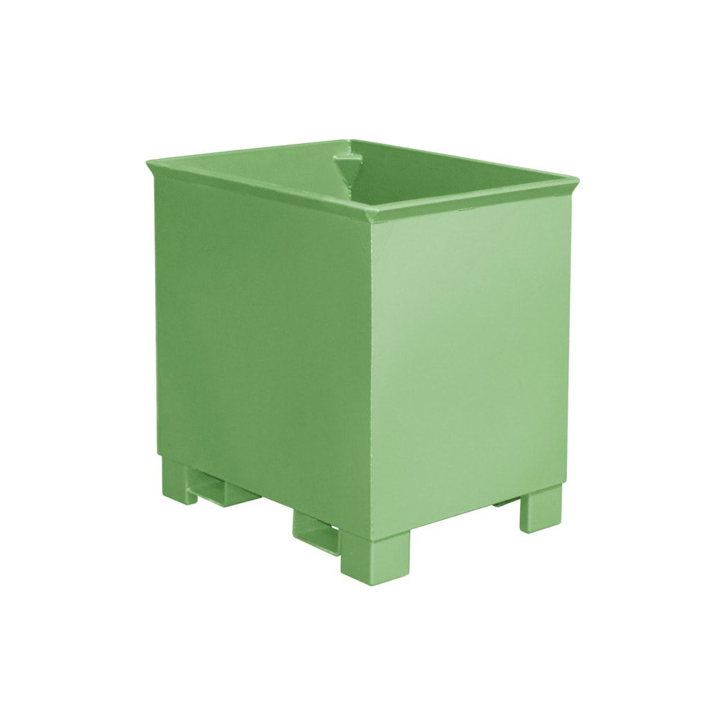 Container - 3-fach stapelbar - Volumen 300 l - Traglast 500 kg - 800 x 840 x 620 mm (HxBxT) - feuerrot