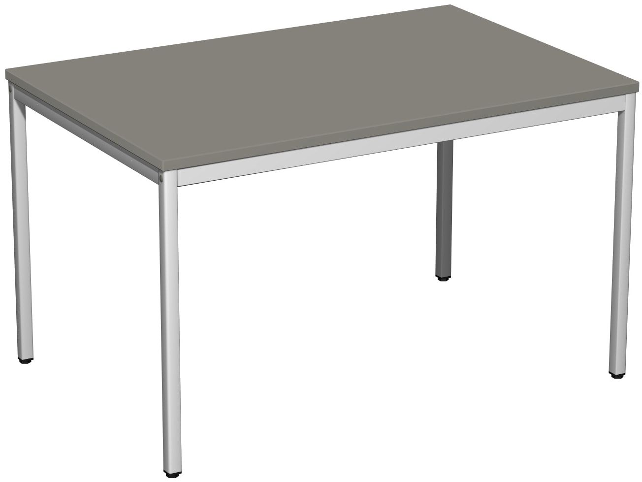 Schreibtisch - 4-Fuß Eco - Bürotisch - 720 x 1.000 x 800 mm (HxBxT) - Gestell lichtgrau - Ahorn