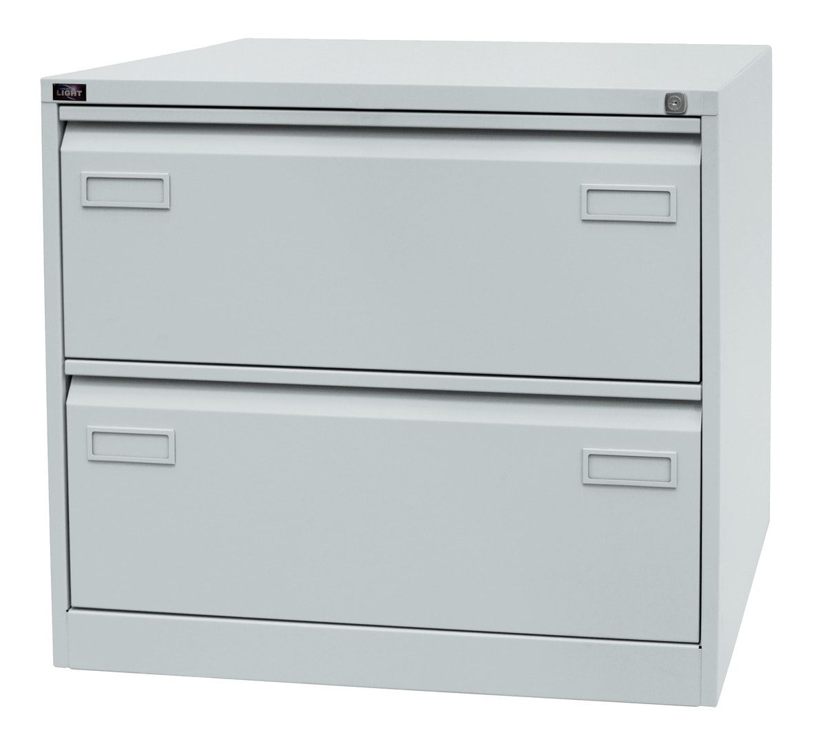 Bisley Light Hängeregistraturschrank - 2 Schubladen - doppelbahnig - Farbe blau