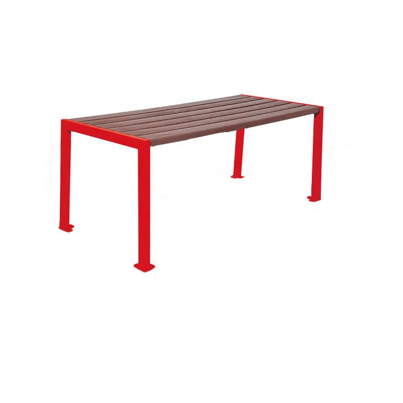 Tisch aus Stahl und Kunststoff - verzinkt und beschichtet - 750 x 1.800 x 798 mm (HxBxT) - Farbe enzianblau
