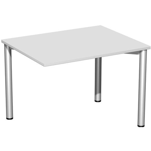 Schreibtisch - 4-Fuß Flex - Bürotisch - 720 x 1.000 x 800 mm (HxBxT) - Gestell anthrazit - Ahorn