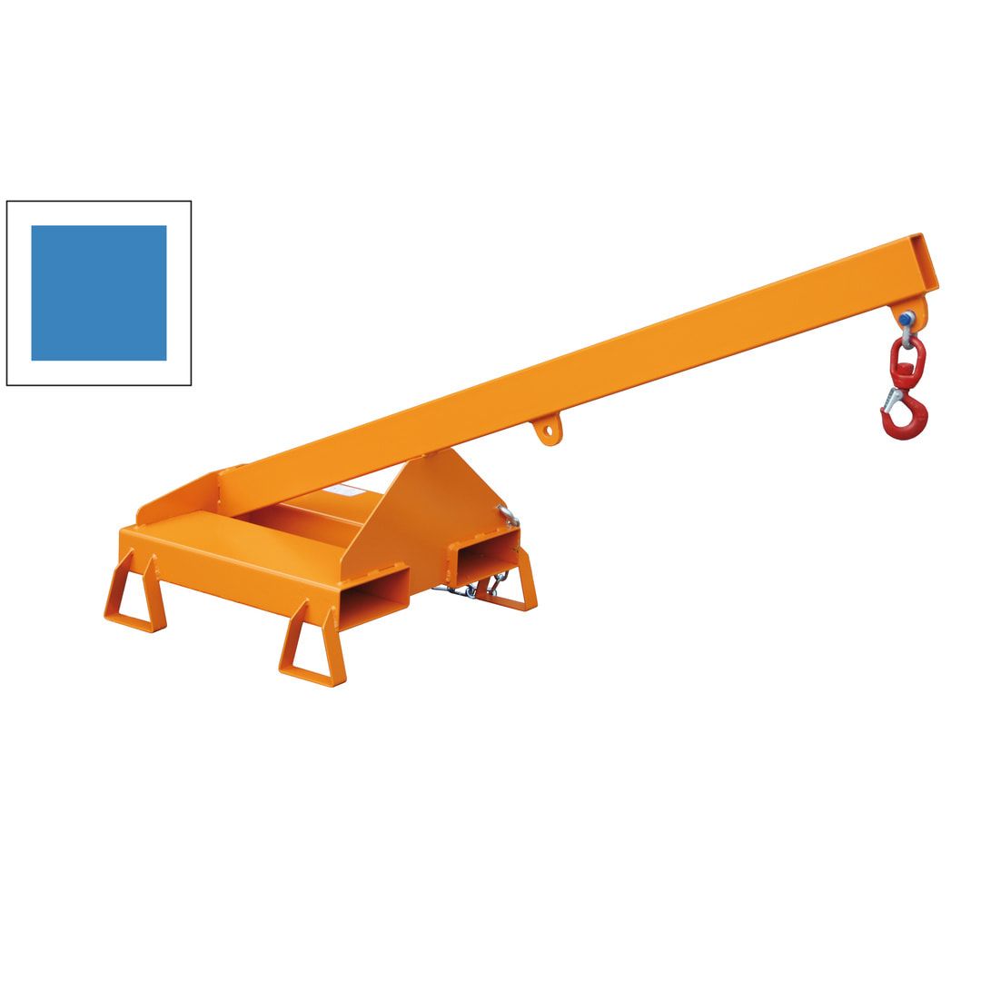 BAUER Lastarm - 1.000 kg - Länge 1.600 mm - 2 Abstände möglich - geneigt - feuerrot