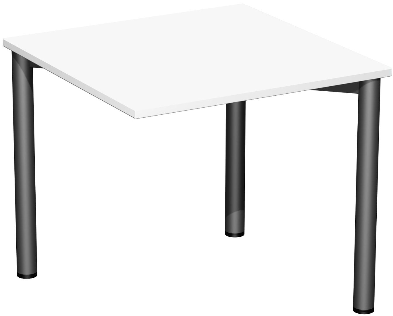 Schreibtisch - 4-Fuß Flex - Bürotisch - 720 x 1.200 x 600 mm (HxBxT) - Gestell anthrazit - Ahorn