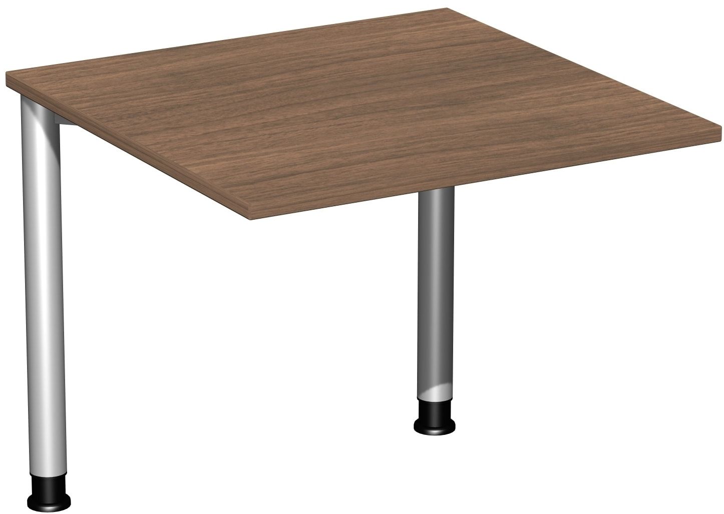 Schreibtisch - 4-Fuß Flex - Bürotisch - Höhe 680-800 mm - 1.200 x 600 mm (BxT) - Gestell anthrazit - Ahorn