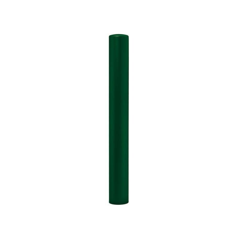 Einfacher Pfosten mit Bogenkopf - Durchmesser 114 mm - Höhe 1.000 mm - Farbe enzianblau