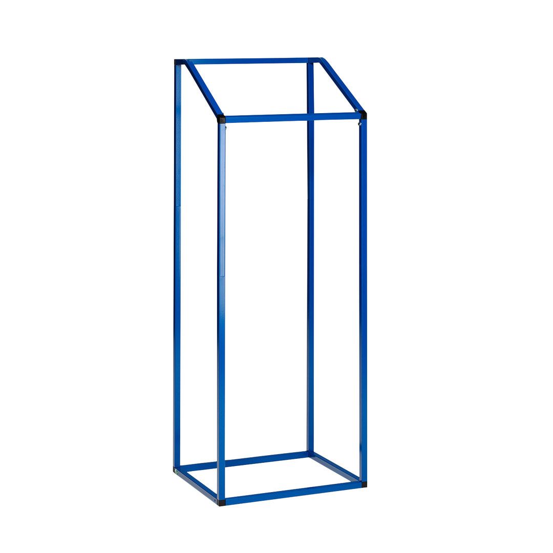 Müllsackständer für 1.000 l Säcke - 1.835 x 630 x 540 mm (H x B x T) - blau