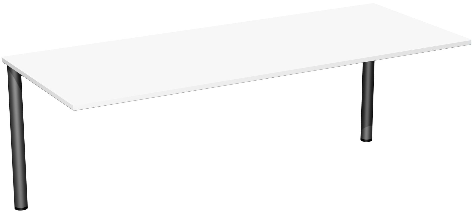 Schreibtisch - 4-Fuß Flex - Bürotisch - 720 x 1.000 x 800 mm (HxBxT) - Gestell anthrazit - Ahorn