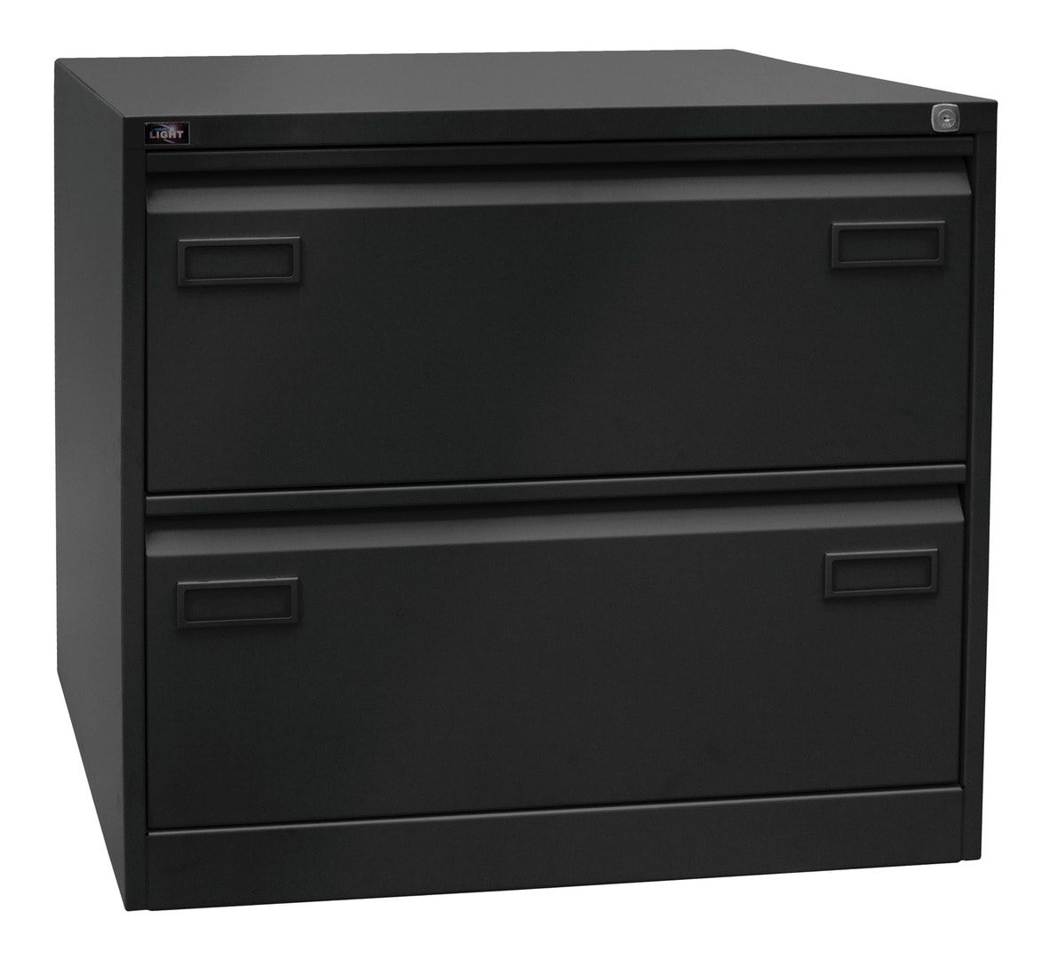 Bisley Light Hängeregistraturschrank - 2 Schubladen - doppelbahnig - Farbe blau