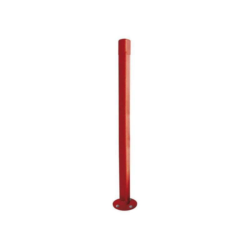 Neigbarer Pfosten mit Bogenkopf - 76 x 1.000 mm (DxH) - Farbe enzianblau - Pfosten mit Gelenk - beweglicher Pfosten