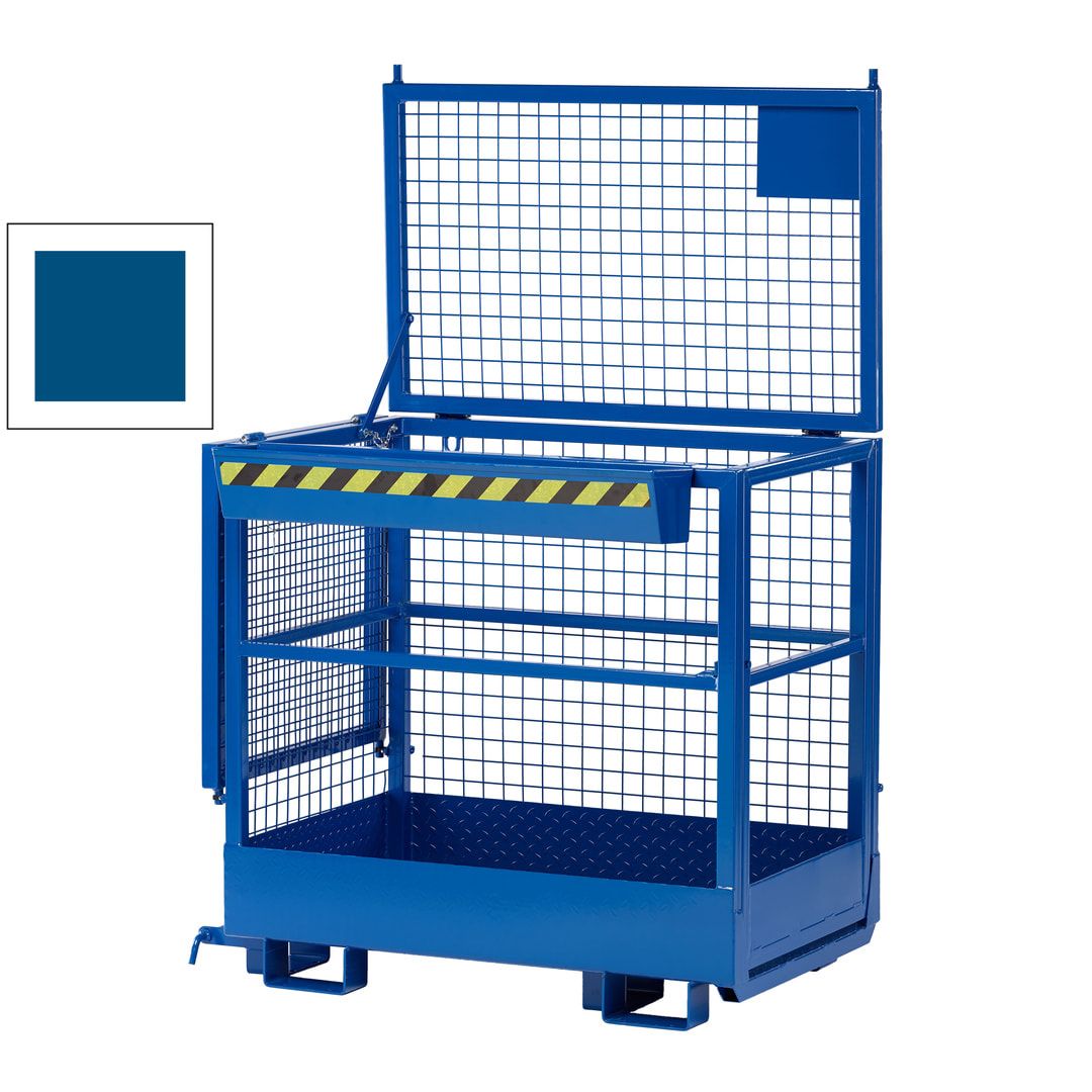 Arbeitsbühne - 2-seitige Aufnahme - Traglast 300 kg - 1.950 x 1.200 x 800 mm (HxBxT) - anthrazitgrau