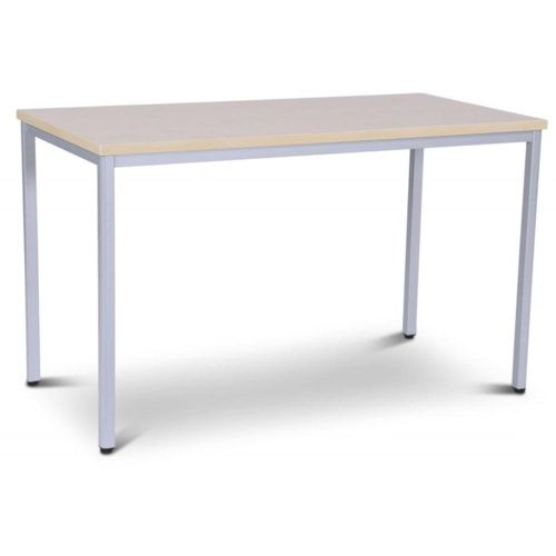Schreibtisch - Konferenztisch - 750 x 1.200 x 600 mm (HxBxT) - Gestell lichtgrau - Tischplatte grau