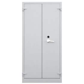Feuergeschützter Aktenschrank, Büroschrank, diebstahlsicher, 4 Fachböden, Flügeltür, Stahl, 1.950 x 950 x 550 mm (HxBxT), Farbe: wählbar