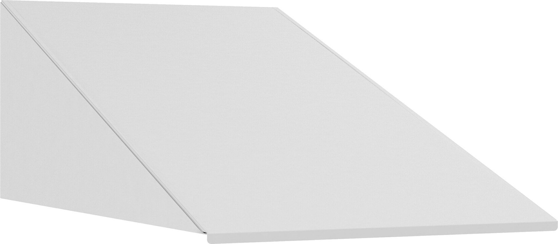 Schrägdachaufsatz für Garderobenschrank, 200 x 300 x 500 mm (HxBxT), Farbe anthrazitgrau (RAL 7016)