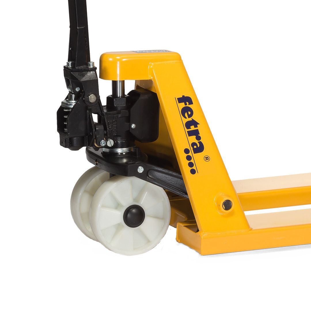 Fetra - Handgabelhubwagen - Gabellänge 1.500 mm - Traglast 1.500 kg - Lenkräder Vollgummi