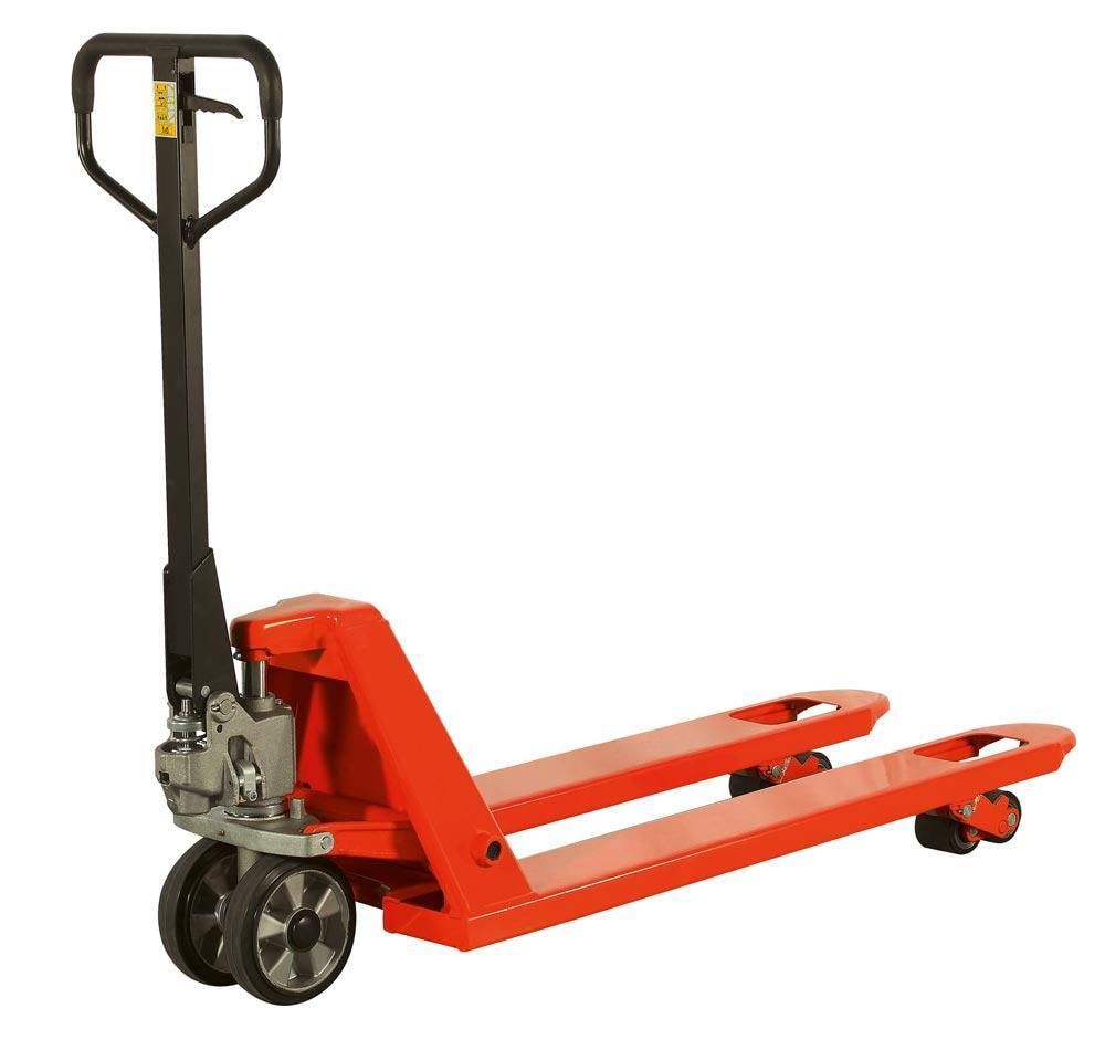 SCHEFER - Handgabelhubwagen - Starter - Gabellänge 1.150 mm - Traglast 2.500 kg - Lenkräder Vollgummibereifung