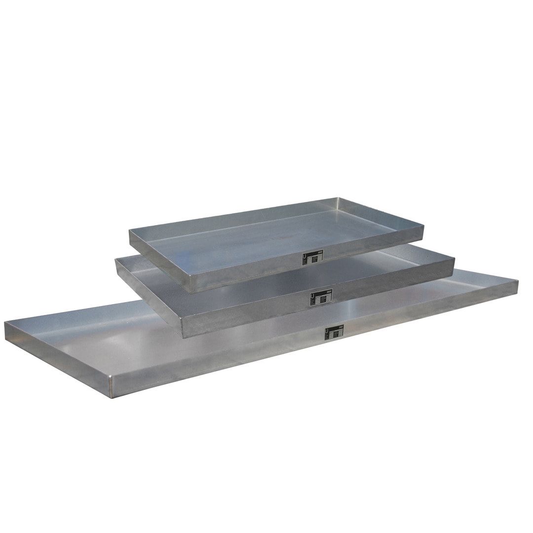 Kleingebindewanne - Volumen 20 l - (HxBxT) 60 x 940 x 370 mm - Edelstahl