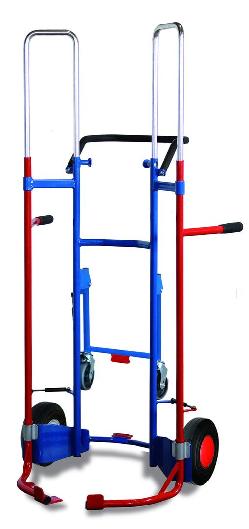 Teleskop-Reifenkarre - höhenverstellbar 1.275 - 1.905 mm - Luftbereifung - Traglast 200 kg