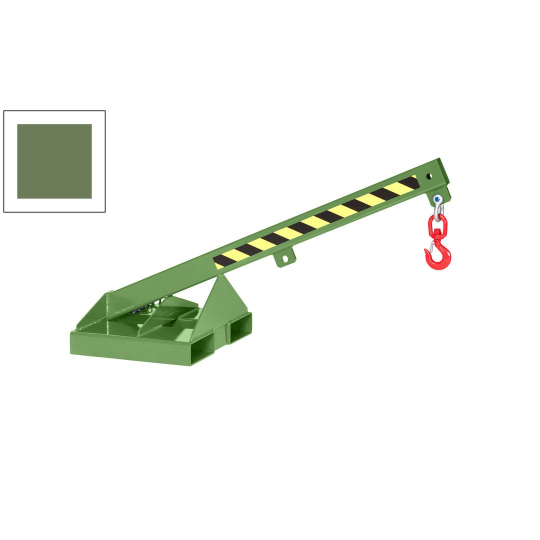 Lastarm - starr, Neigung 25 Grad - Länge 1.390 mm - Traglast 350 - 1.000 kg - enzianblau