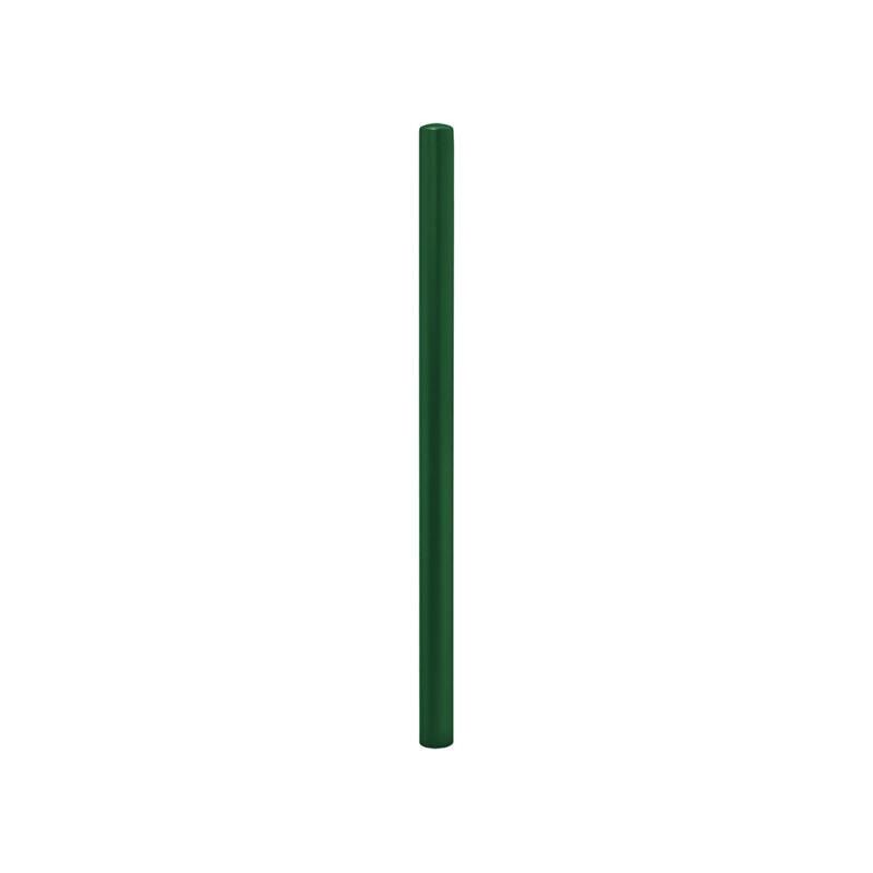 Einfacher Pfosten mit Bogenkopf - Durchmesser 60 mm - Höhe 1.100 mm - Farbe enzianblau