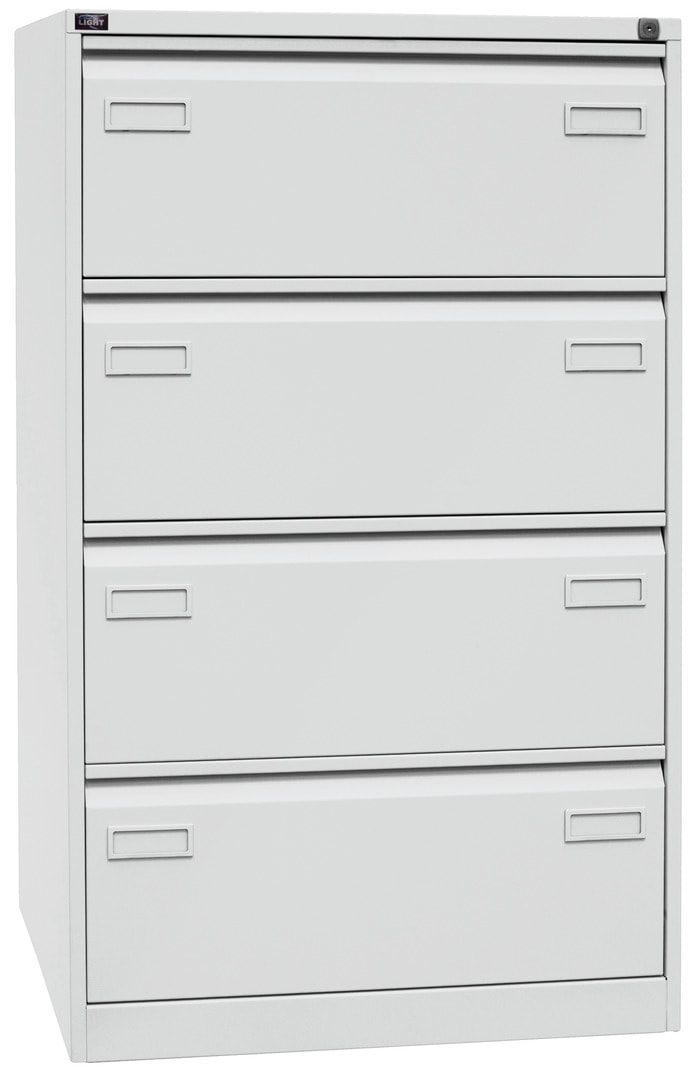 Bisley Light Hängeregistraturschrank - 2 Schubladen - doppelbahnig - Farbe blau