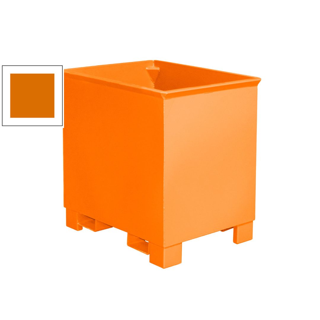Container - 3-fach stapelbar - Volumen 300 l - Traglast 500 kg - 800 x 840 x 620 mm (HxBxT) - feuerrot