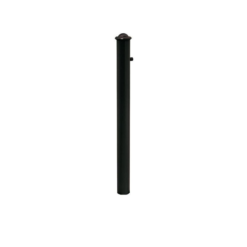 Herausnehmbarer Pfosten mit Helmkopf und Dreikantschloss - 76 x 885 mm (DxH) - Farbe enzianblau