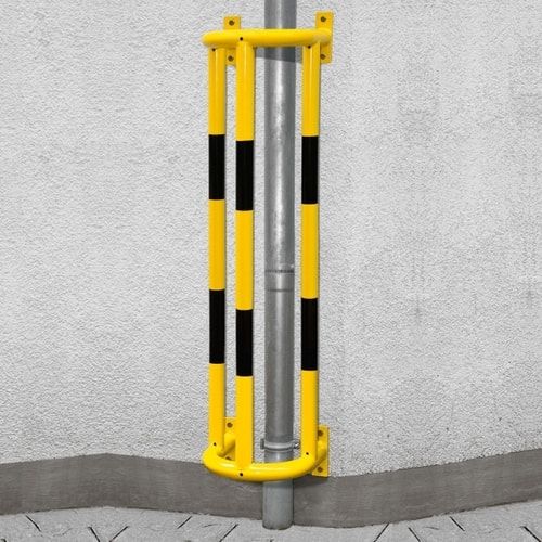 Rammschutz für Säulen - Fallrohre und Kabelschächte - für Wand- und Bodenmontage - 1.000 x 350 x 300 mm (HxBxT)