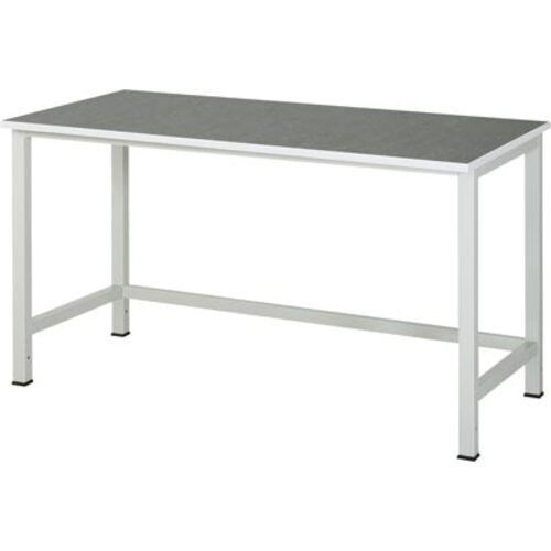 Arbeitstisch - 825 x 1.500 x 800 mm (HxBxT) - Traglast 500 kg - Linoleum - Anthrazitgrau
