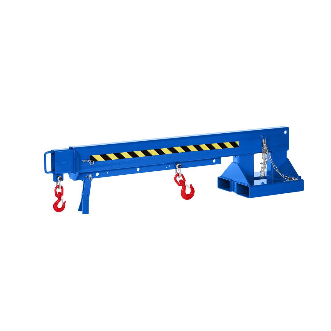 Kranarm für Gabelstapler - max. Traglast 5.000 kg - Länge 2.220 - 3.720 mm - anthrazitgrau