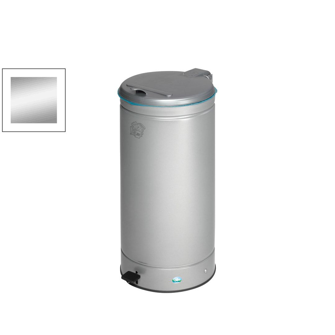 Abfallsammler - Volumen 66 l - Aufkleber Papier - 810 x 430 x 380 mm (HxBxT) - enzianblau
