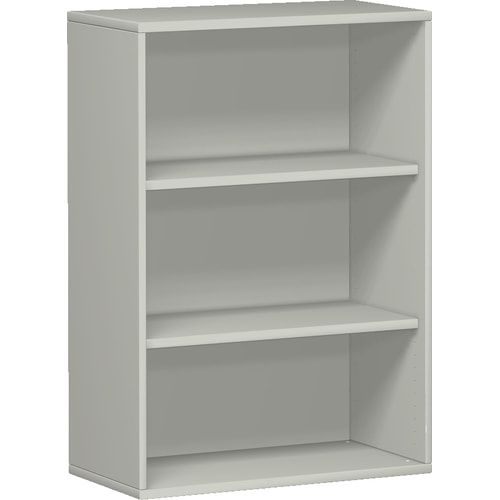 Büroregal, Metallsockel/Standfüße, 2 Einlegeböden, modular, Dreischicht-Feinspan, Einlegeboden, 1.152 x 1.000 x 425 mm (HxBxT), Dekor Ahorn