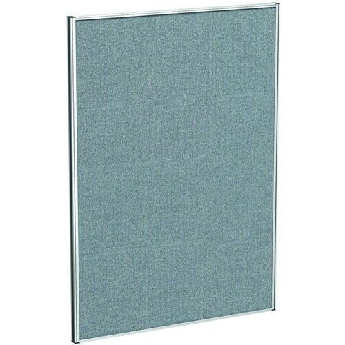 Stellwand, Trennwand, Raumteiler, Sichtschutz, schallabsorbierend, Stoffbespannung, pinnbar, Alurahmen, 1.400 x 1.000 x 41 mm (HxBxT), Calypso rot