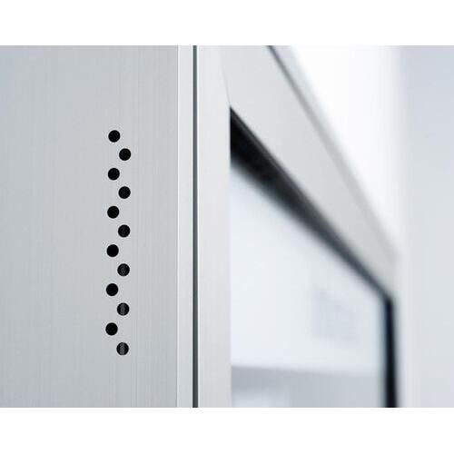 Aluminium Schaukasten, Werbekasten, Außenbereich, Magnetrückwand, Ecken rund, Wandmontage, Ständermontage, Sicherheitsschloss, 1.060 x 2.000 mm (HxB)