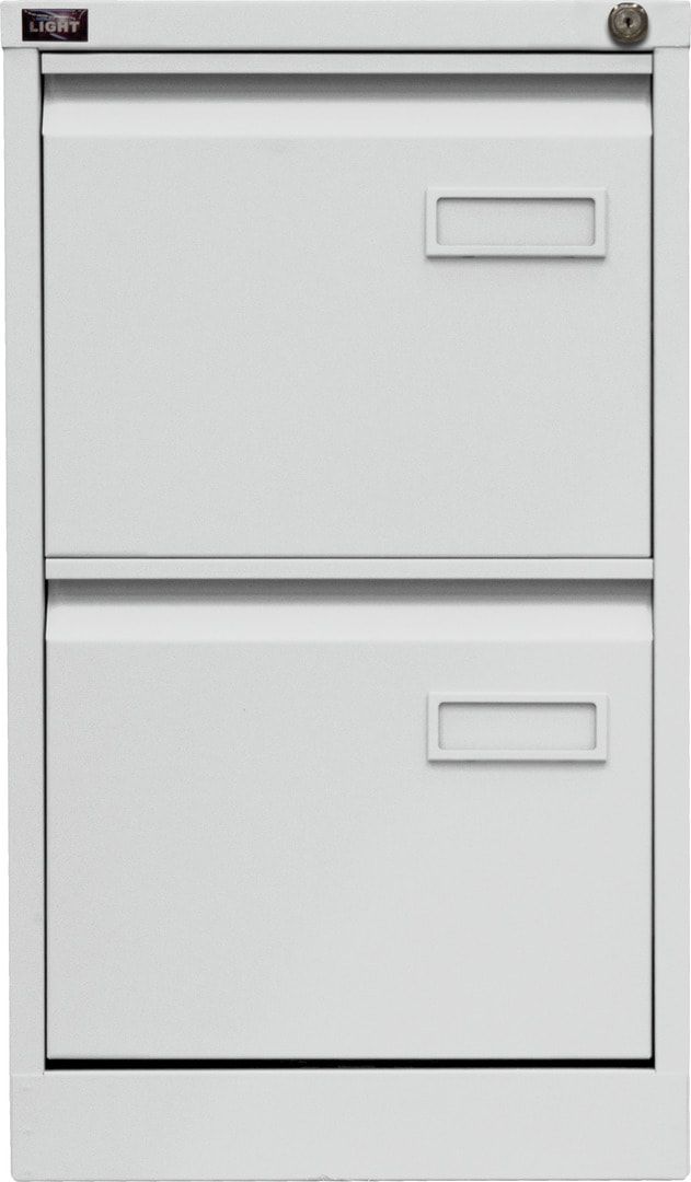 Bisley Light Hängeregistraturschrank - 2 Schubladen - einbahnig - Farbe blau