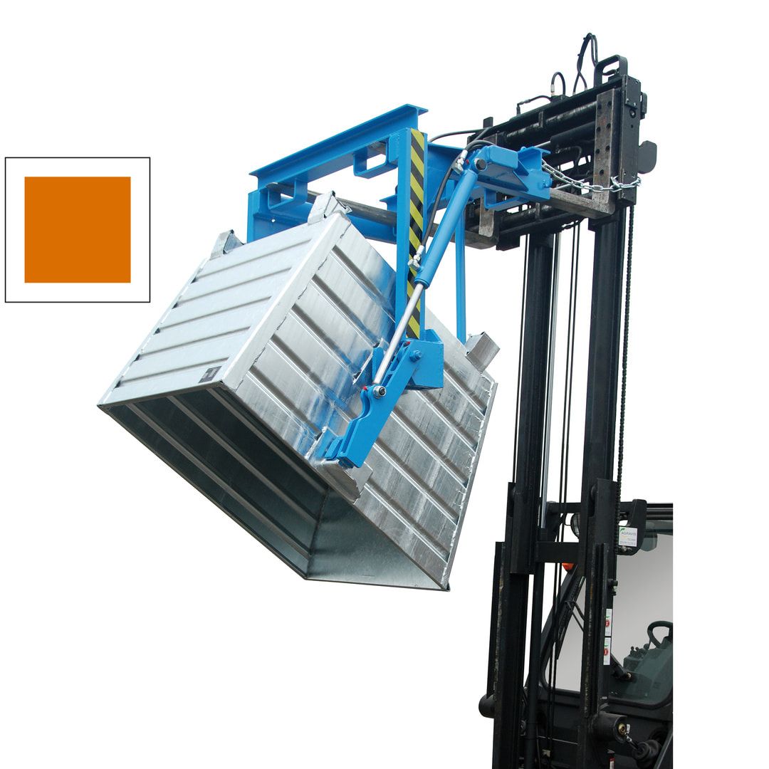 BAUER Kipptraverse - für Stapelkipper mit 1.500 l Volumen - hydraulisch - feuerrot