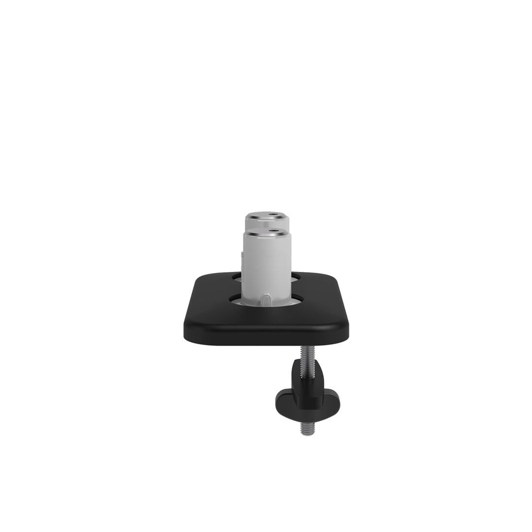 Durchtisch-Befestigung für Viewprime-Monitorhalter für 2 Monitore, Tischplatten mit 5 - 49 mm, Farbe: schwarz