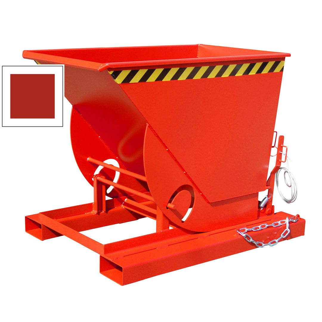 BAUER Muldenkippbehälter - 500 l Volumen - 1.000 kg - feuerverzinkt