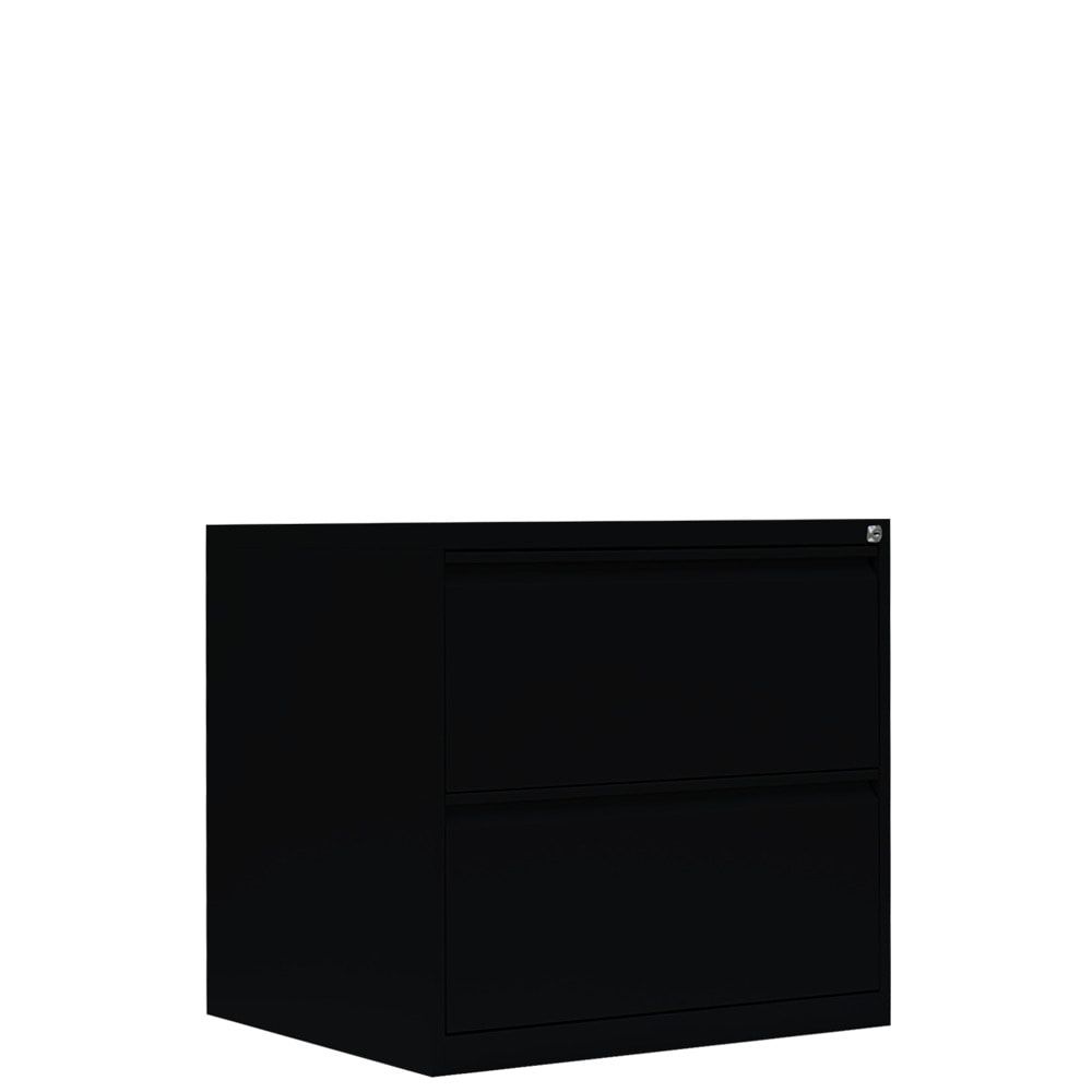 Hängeregistraturschrank, Hängeregisterschrank, 2 Schubladen, 2-bahnig, DIN A4, 700 x 760 x 620 mm (HxBxT), Korpus- und Schubladenfarbe wählbar