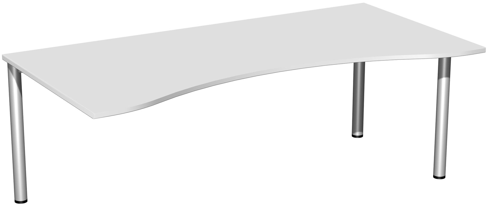 Ergo-Schreibtisch - 4-Fuß Flex - Bürotisch - 720 x 1.600 x 1.000 mm (HxBxT) - Gestell anthrazit - Ahorn