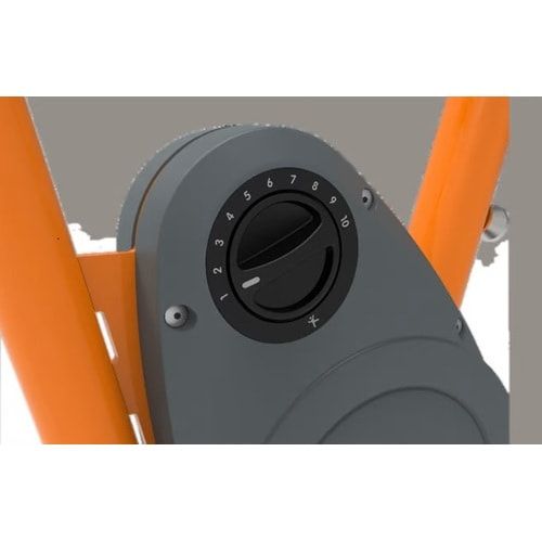 Bike, Cardiobike, Magnetbremse, Schwungrad, 10 Widerstandsstufen, 9 Sitzhöhen, 50-500 Watt, Smartphone geeignet, 1.200 x 520 x 980 mm (HxBxT), Grau