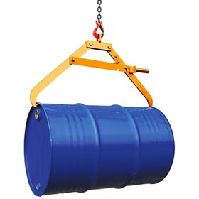 Eichinger Fasszange, Kran, 60 - 220 l Metallfässer, Traglast 360 kg, Gewicht 13 kg, liegende Fässer, Scherenzange, Farbe: wählbar