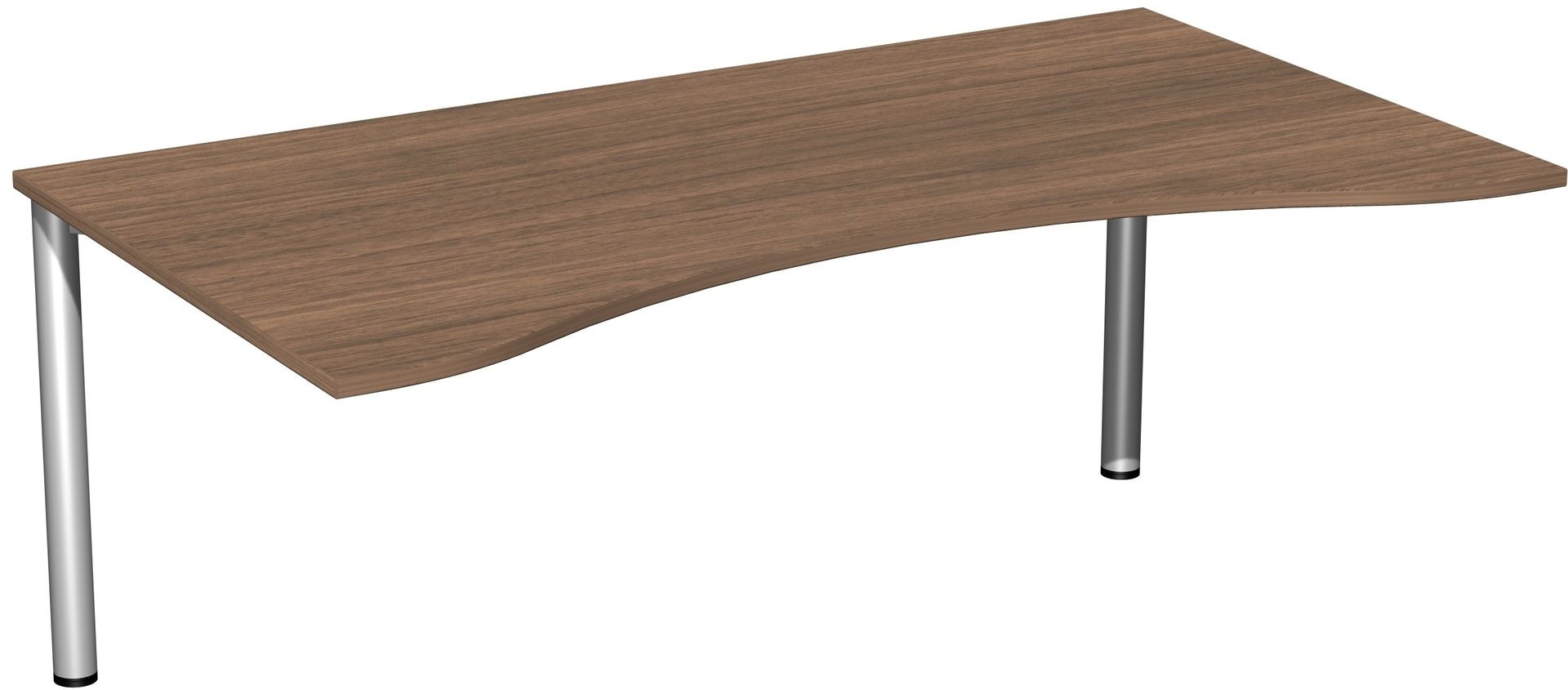 Ergo-Schreibtisch - 4-Fuß Flex - Bürotisch - 720 x 1.600 x 1.000 mm (HxBxT) - Gestell anthrazit - Ahorn
