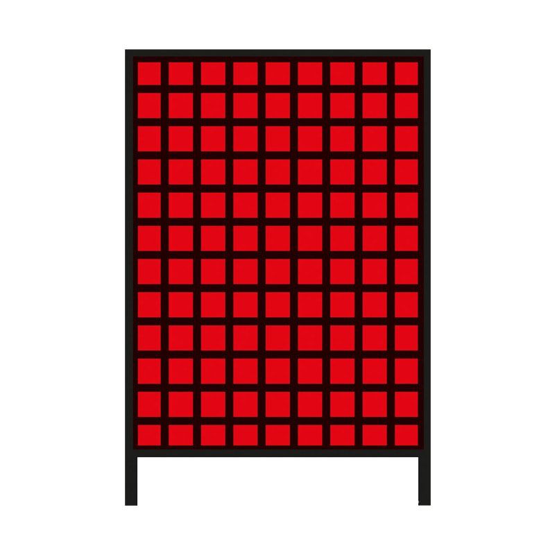 Stationäres Regal mit Sichtlagerkästen einseitig - 108 Kästen - flexibles Stecksystem - robust und kippsicher - 1.510 x 1.010 x 400 mm (HxBxT)
